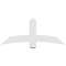 Ekena Millwork Bellingham Architectural Grade PVC Gable Bracket, 60"W x 25"H x 6"D x 6"F, 10/12 Pitch GBP060X25X0606BEL00 - alternate 4